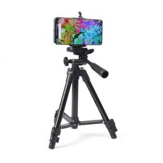 튼튼한 카메라 스마트폰 3단 삼각대(77cm) (블랙)