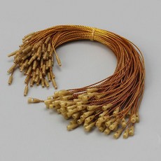 金銀線彈頭吊粒 聖誕掛件掛繩 聖誕樹裝飾配件, 金絲線,一捆 約100條, 1個