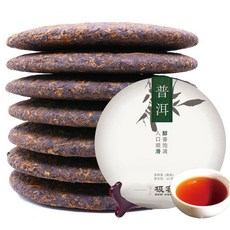 [제임스 스토어] 7장 2499g 대용량 운남 보이차 전통방식으로 말린 좋은 차, 357g, 7개입, 1세트