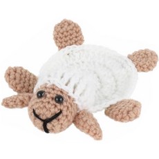 음료용 크로셰 거북이 컵받침 재미있는 핸드메이드 니트 컵받침 귀여운 거북이 모양 머그 컵 매트 테이블 책상 장식 집들이 선물 (거북이), 양