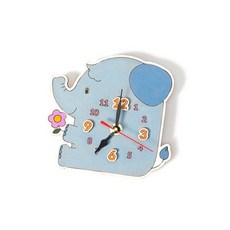 시계만들기 코끼리 1개 색칠놀이 단체수업용 원데이클래스