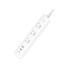 샤오미 멀티탭 해외 여행용 어댑터 플러그 3구USB 호주 뉴질랜드 국내당일출고, 1개, 3구2USB/1C(화이트), 1.8m