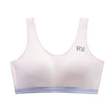 DIU 少女文胸運動內衣女白色小背心式學生初中高中生女童發育期薄