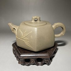【社長精選】早期訂製 汪演仙 原礦綠泥 老壺 半手工壺黨胚工藝, 1個