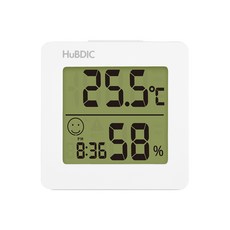 [공식판매처] 휴비딕 온습도계 HT-1 가정용 아기 벽걸이 스텐드형, 선택4 HT-1 온습도계(화이트), 1개, 화이트N