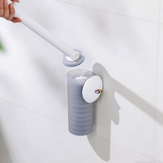 조이보스 일회용 욕실청소 스펀지 변기클리너 세트, 화이트, 6개