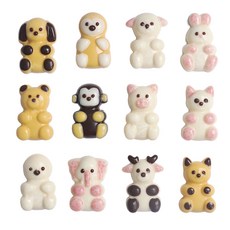 엠케이크 메이드초콜릿 동물친구들 초콜릿 만들기 세트, 1세트, 메이드초콜릿 동물친구초콜릿 만들기세트