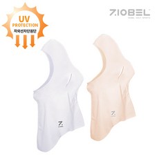 지오벨 기미차단 얼굴 자국 없는 무봉제 골프 심리스 목토시 (올인원형), 살구색