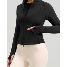 올리보라 슬림핏 기모 듀얼 집업 블랙 헬스장 스포츠 필라테스 요가 요가복 헬스 필라테스복 운동 플라잉요