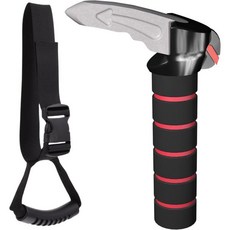 3 in 1 노인용 자동차 도어 핸들 보조 차량 지원 스탠딩 모빌리티 도구 래치, 레드 - 자동차 핸들 + 스트랩 1팩, 1개