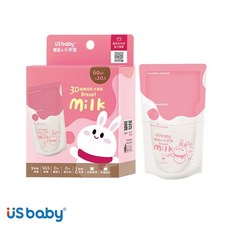 US baby 嬰兒母乳冷凍袋 60ml, 20個, 1個