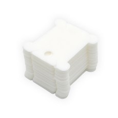 십자수 플라스틱 보빈 실감개 자수실정리 보관, 100개, 화이트