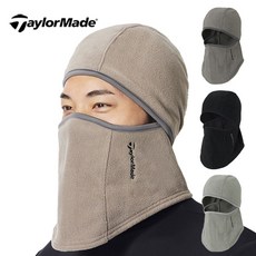 테일러메이드 남성 겨울 방한 골프 기모 바라클라바 귀도리 모자, 1개, 애시드브라운