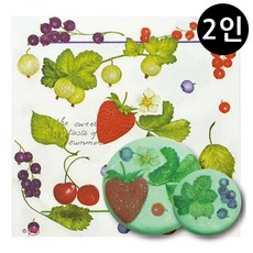 제오오스토어 비누클레이 딸기와 블루베리 2인 창작놀이 만들기체험 찰흙도우 비누찰흙