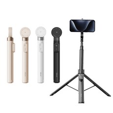 360度旋轉 藍芽自拍桿, 1個, New 萬能磁吸腳架,白色, 白色, CCC