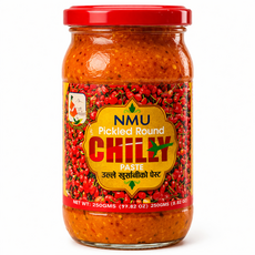 NMU Pickled Round Chilly 피클 라운드 칠리 (네팔고추장), 1개, 350g