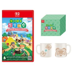 [정식발매]닌텐도 스위치2 모여봐요 동물의 숲 에디션 한글판 새상품(머그컵증정)