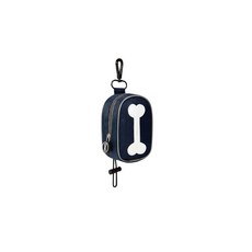 骨頭造型寵物垃圾袋收納包 便便分配器 寵物拾便袋 寵物撿便袋 寵物用品, 1個, 深藍, 深藍