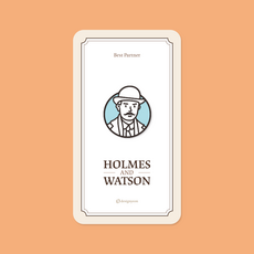 디자인연 셜록홈즈 왓슨 뱃지, [디자인연] 셜록홈즈 왓슨 뱃지