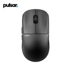 Pulsar X2 CrazyLight 무선 미디움 게이밍 마우스(Jet Black)-PX2CL201, 블랙