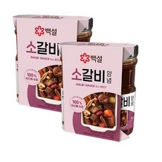 백설 소갈비 양념 840g x 4, 4개