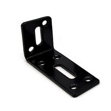 아이베란다 블랙 앵글 코너 브라켓 L자형 직각 선반대 꺽쇠 철물, S(80x40x30mm), 1개