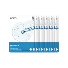 리코셀 네이처 리커버리 콜라겐 마스크팩 23g, 10개입, 1개