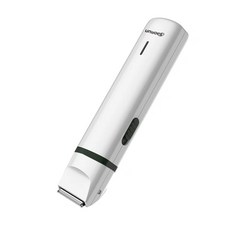 BaoRun 寵物電剪，陶瓷刀頭低噪音設計，貓狗通用修腳毛磨指甲, 白色