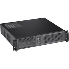 小白的生活工場**C238B 2U BLACK MicroATX 伺服器機箱(2大2小)(內建8CM風扇2顆), C238B 2U 單機殼