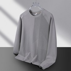 重磅空氣層圓領衛衣，秋季新款復古上衣