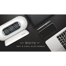 妝點家 Durham QEGG多功能葉片陶瓷涼暖風機 台灣製造 MIT 現貨 風扇 暖氣 電暖器 可當行動電源, 皓月白