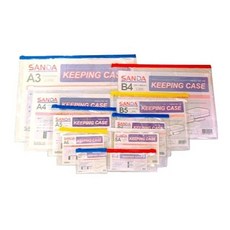 산다 키핑케이스 A3 지퍼 백 흰색 노랑 빨강-랜덤발송hoo6+2BsY