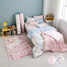 [모던하우스] 마미허그 소프트워싱 튤립버니/사파리페스타 침구 320032, 베개커버 50x30, 튤립버니