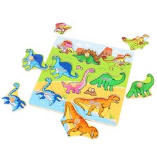 원목쥬라기꼭지퍼즐, 없음, 상세설명 참조, 1개