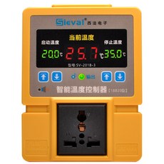 西法 智能溫度控制器 高精度0.1°C 防水溫度探頭, 1個, SV-201B-3單主機