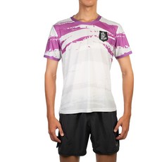 BL魔幻布 75g超輕量機能短T - 時尚印花，速乾透氣運動上衣, 紫色, 1個