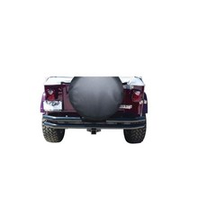 RAMPAGE PRODUCTS 76.2cm-81.3cm(30인치-32인치) 타이어용 카메라 슬롯이 있는 타이어 커버 | 블랙 773555 2018-2025 랭글러 JL/JLU, RAMPAGE PRODUCTS 76.2cm-81.3cm