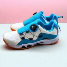 時尚運動休閒乒乓羽毛球鞋 透氣舒適 旋轉扣鬆緊調整