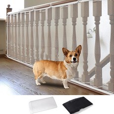 애견추락방지 애견 추락방지 안전망 계단 그물망 베란다 보호망 2m, 화이트2m, 1개