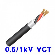 0.6/1kV VCT 1.0SQ 6C (300M) KS C IEC 60502-1 전원 연질케이블 70도