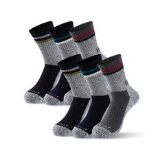 MONFOOT 徒步登山襪 6 件套, 一種顏色