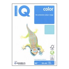 색상지 A4 연청색 50매 칼라복사지 A4색지