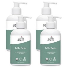 어스마마 벨리 버터 산후 리커버리 셀프 케어 바디 크림 + 알로에 무향 240ml, 4개