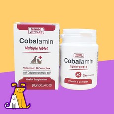 코발라민 멀티플 60정 강아지고양이 비타민B 영양제