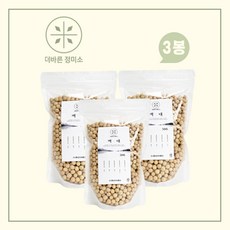 [쇼핑엔티] 더바른 정미소 백태 500g 3봉, 3개