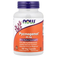 나우푸드 피크노제놀 30mg 베지 캡슐 비건, 150정, 1개