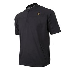 HIGLD 골드 반집업 경량 반팔 바람막이 (블랙)