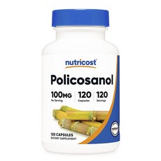 nutricost 甘蔗原素膠囊 100mg, 120顆, 1罐