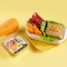 HeroMama 3in1 犬用鮮食餐盒 毛孩副食罐 狗罐 狗食品, 1個, 菲力牛(護眼機能)