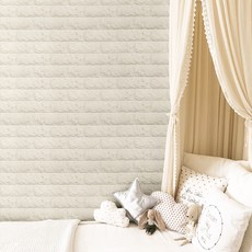 자이디 이음새없는 스티커형 폼블럭 10m, 크림베이지, 1개